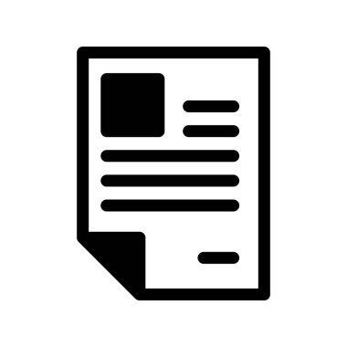 Beyaz Kağıt Kabartma Vektör Simgesi Tasarımı