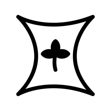 Tohumlar Glyph Vektör Simgesi Tasarımı