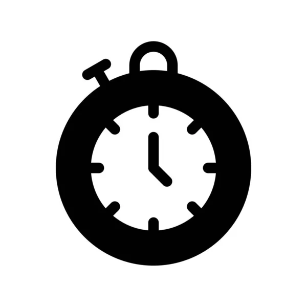 Stop Watch Glyph Vector Icon Desig — Archivo Imágenes Vectoriales