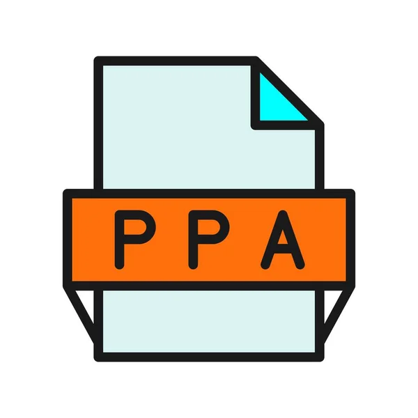 Ppa Lineフィルベクトルアイコンデザイン — ストックベクタ