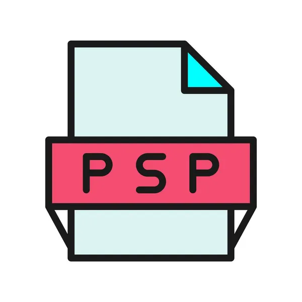 Psp Line Filled Vector Icon Desig — стоковий вектор