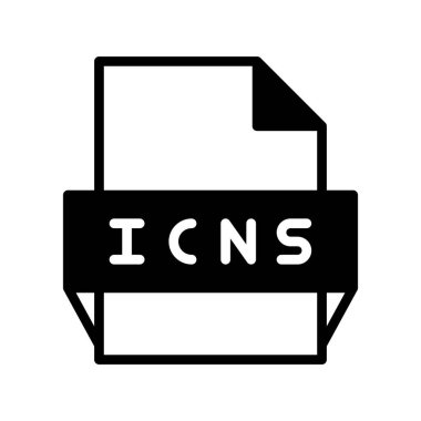 Icns Glyph Vektör Simgesi Tasarımı