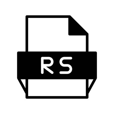 Rs Glyph Vektör Simgesi Tasarımı