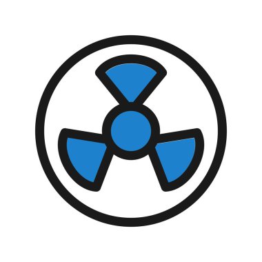 Tehlike Satırı Dolu Vektör Simgesi Tasarımı