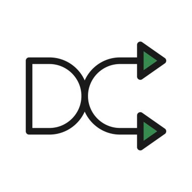 Hız Satırı Doldurulmuş Vektör Simgesi Tasarımı