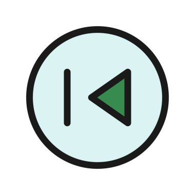  Arka Satır Doldurulmuş Vektör Simgesi Tasarımı