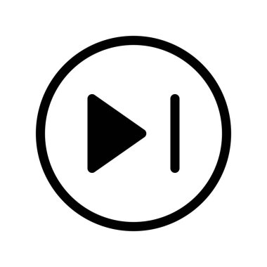 Sonraki Glyph Vektör Simgesi Tasarımı