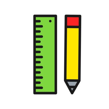 Satır Boyutlandırılmış Vektör Simgesi Tasarımı