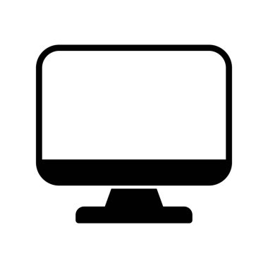 Lcd Glyph Vektör Simgesi Tasarımı