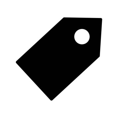 Etiket Kabartma Vektör Simgesi Tasarımı