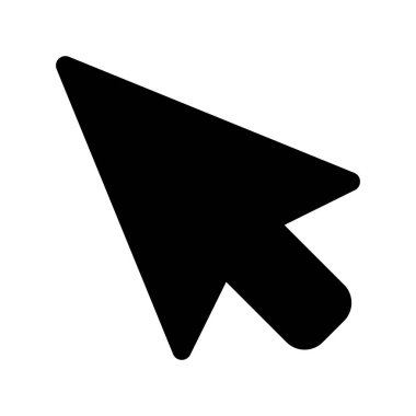 İmleç Kabartma Vektörü Simgesi Tasarımı