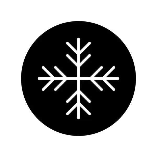 Векторная Икона Снежинка — стоковый вектор