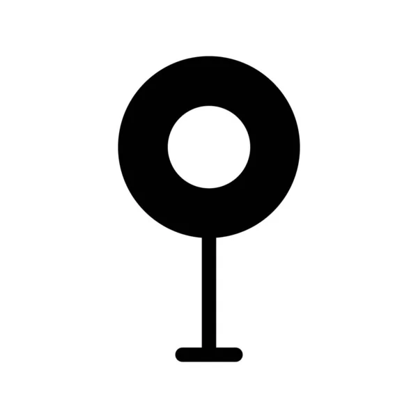 Traffic Glyph Vector Icon Desig — Vetor de Stock