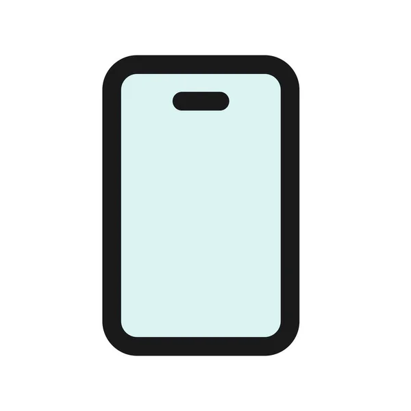 Phone Line Filled Vector Icon Desig — Stock Vector