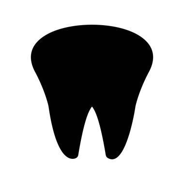 Diş Kabartma Vektörü Simgesi Tasarımı