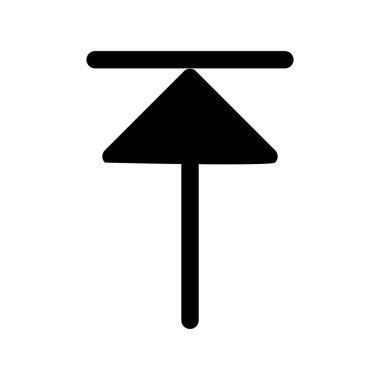 Glyph Vektör Simgesi Tasarımı Yükle