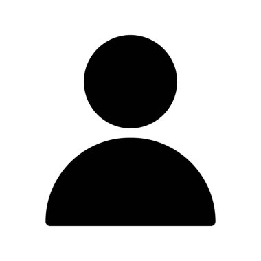 Kullanıcı Glyph Vektör Simgesi Tasarımı