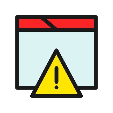 Web Sitesi Satırı Doldurulmuş Vektör Simgesi Tasarımı