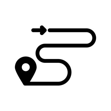 İşaretçi Kabartma Vektör Simgesi Tasarımı