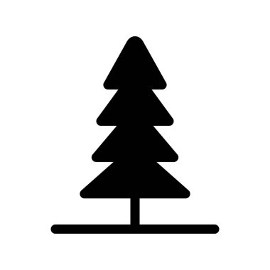 Ağaç Kabartma Vektör Simgesi Tasarımı