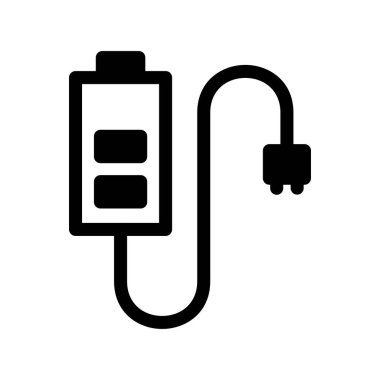 Yükleyici Glyph Vektör Simgesi Tasarımı