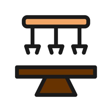 Robotik Cerrahi Satırı Vektör Simgesi Tasarımı