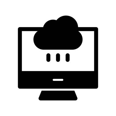 Hava Kabartma Vektörü Simgesi Tasarımı