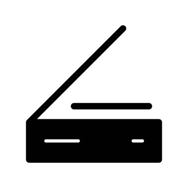 Tarayıcı Glyph Vektör Simgesi Tasarımı