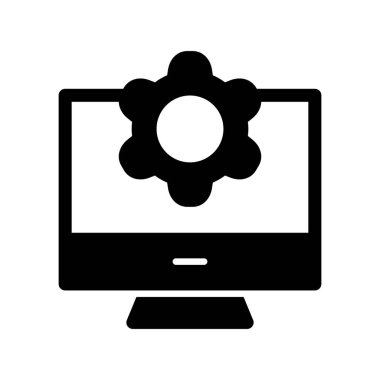 Glyph Vektör Simgesi Tasarımı Ayarlanıyor