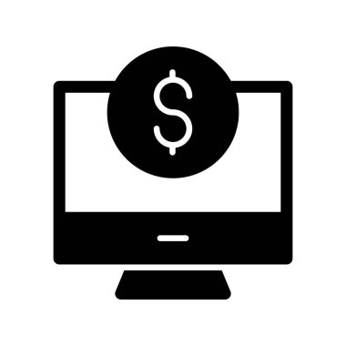 Bankacılık Kabartma Vektörü Simgesi Tasarımı