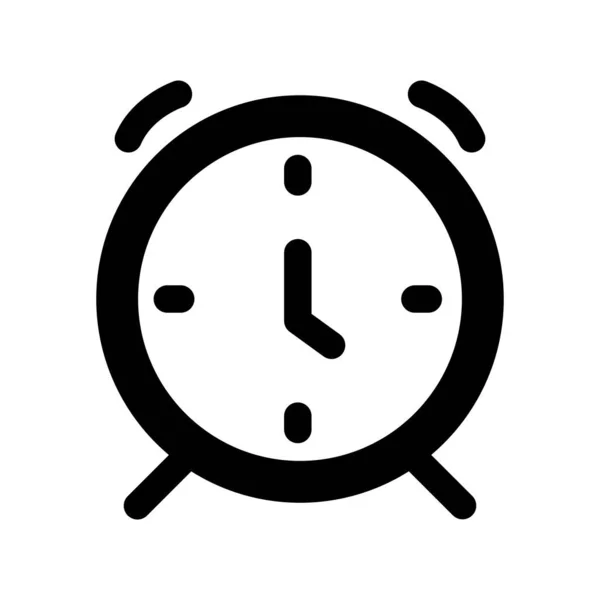 Alarm Glyph Vector Icon Desig — 스톡 벡터