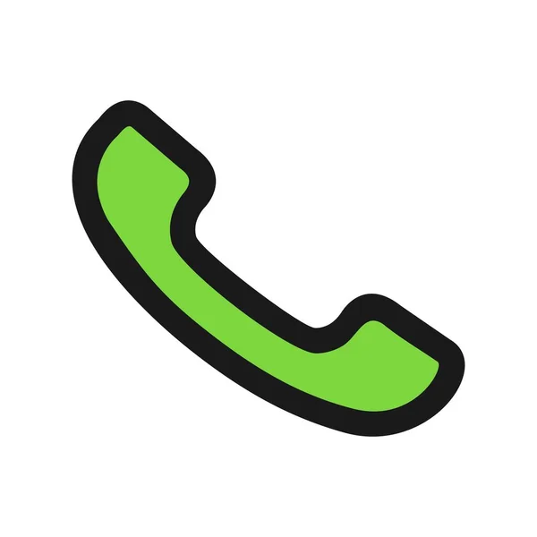 电话线填充向量Icon设计 — 图库矢量图片