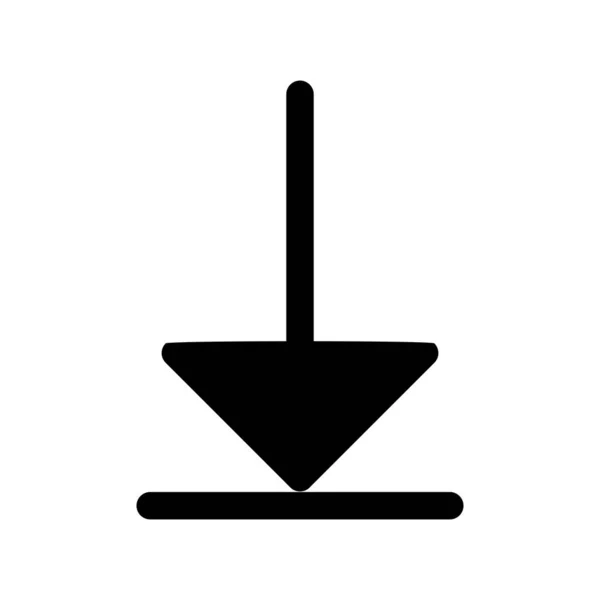 Letöltés Glyph Vector Icon Desig — Stock Vector