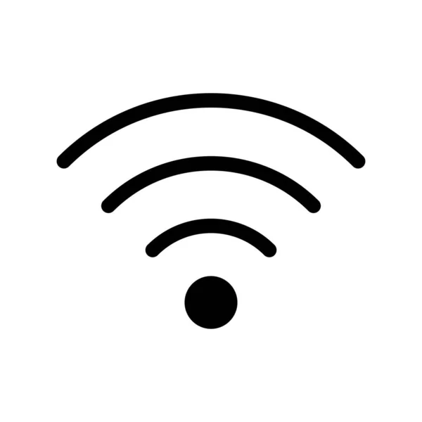 Wifi Glyph Vector Icon Desig — Διανυσματικό Αρχείο