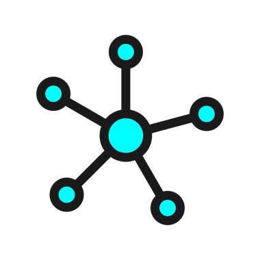 Gamepad Satırı Dolu Vektör Simgesi Tasarımı