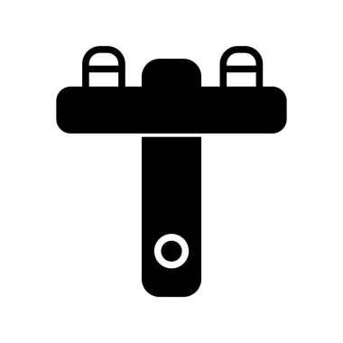  Elektrik Kulesi Kabartma Vektör Simgesi Tasarımı