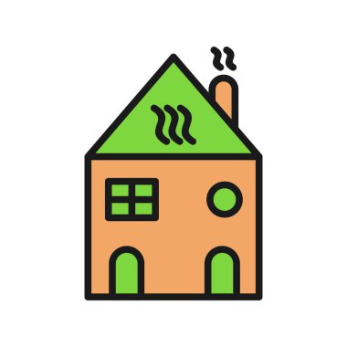 Hot Coffee Point Satırı Vektör Simgesi Tasarımı