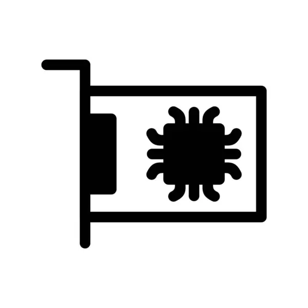 Karte Glyph Vector Icon Desig — Stockvektor