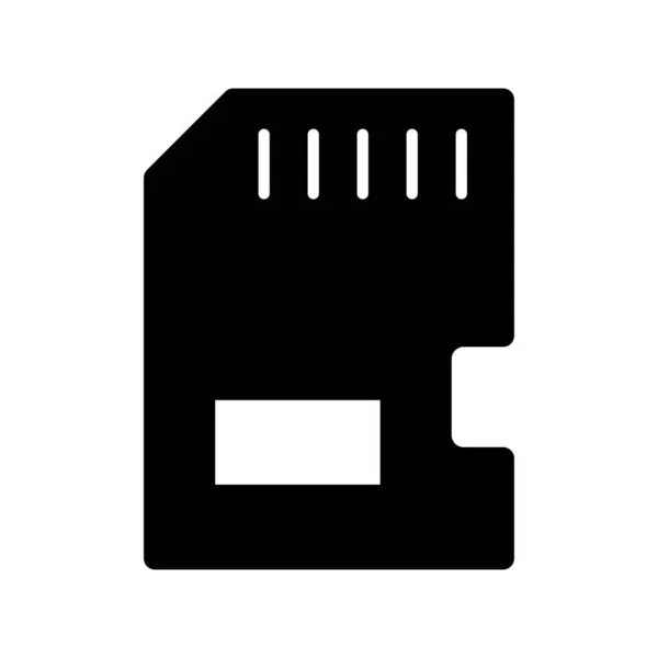 Memory Glyph Vector Icon Desig — Stockvektor