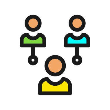 Donör Satırı Doldurulmuş Vektör Simgesi Tasarımı