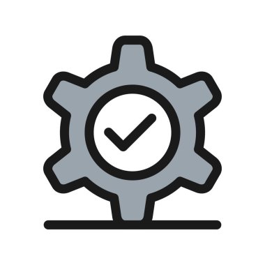 Satır Doldurulmuş Vektör Simgesi Tasarımı Ayarlanıyor