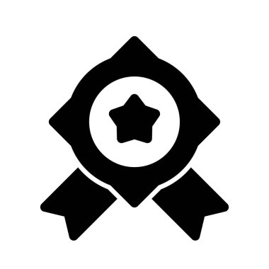 Kalite Güvencesi Glyph Vektör Simgesi Tasarımı