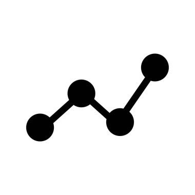 Grafik Grafiği Vektör Simgesi Tasarımı