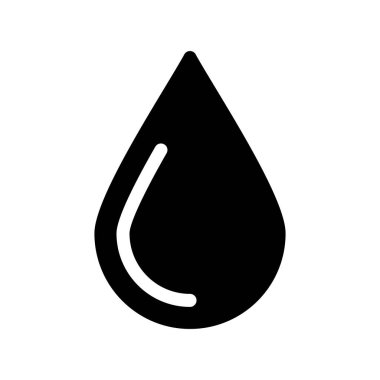 Glyph Vektör Simgesi Tasarımı Bırak