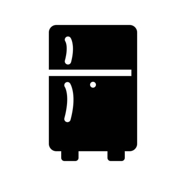 Buzdolabı Kabartma Vektörü Simgesi Tasarımı