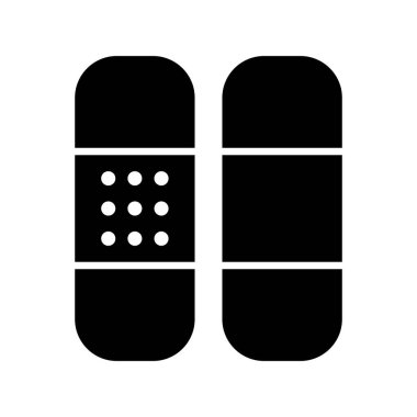 Bandge Glyph Vektör Simgesi Tasarımı