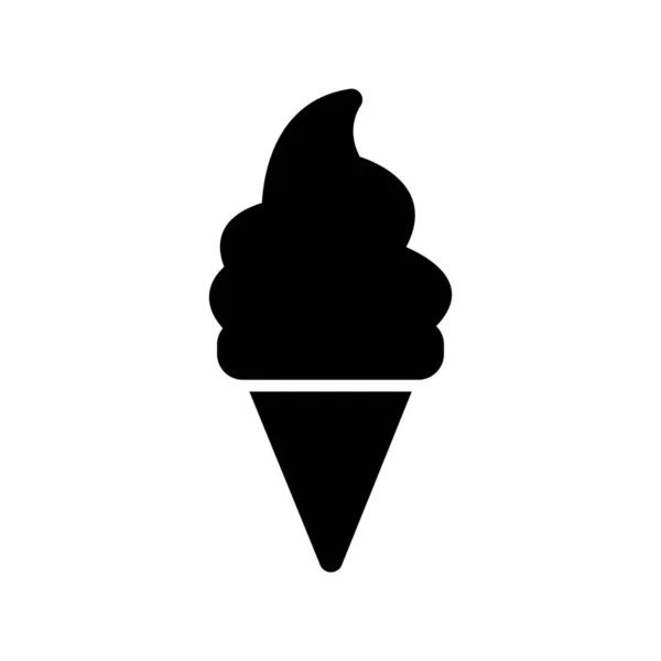 Икона Вектор Мороженого — стоковый вектор