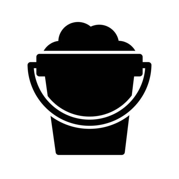 Pot Glyph Vector Icon Desig — Archivo Imágenes Vectoriales