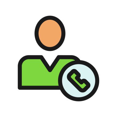 Sekreter Satırı Doldurulmuş Vektör Simgesi Tasarımı