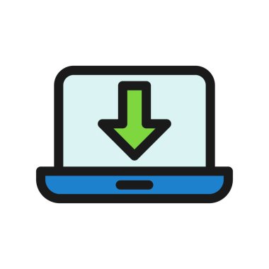 Satır Dolu Vektör Simgesi Tasarımı İndir